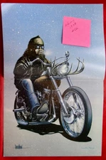 Easyriders Magazine David Mann Centerfold only #56 February 1978 Near Mint Cond