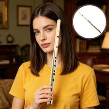 Beginner Chinese Dizi Flute: Copper Plated Durable Alloy Pipe - Bright Tone