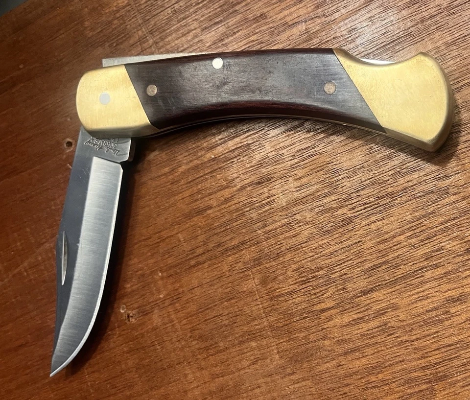 Navaja de Bolsillo Schrade+ U.S.A. Tío Henry LB7 De Colección 5 Con Nueva Funda Schrade Foto 4 de 4