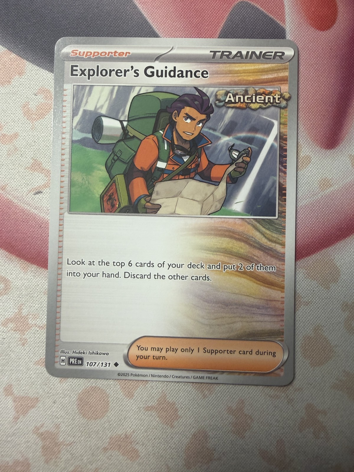 Explorer's Guidance Uncommon SV: Prismatic Evolutions 107/131 NM English