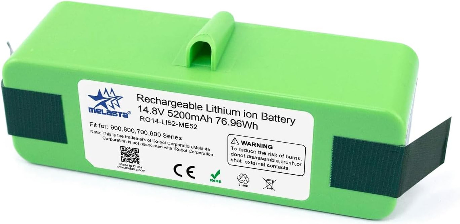 Batteria 14.8V 5200mAh per Roomba Serie 600 - Ricambio Alta Durata