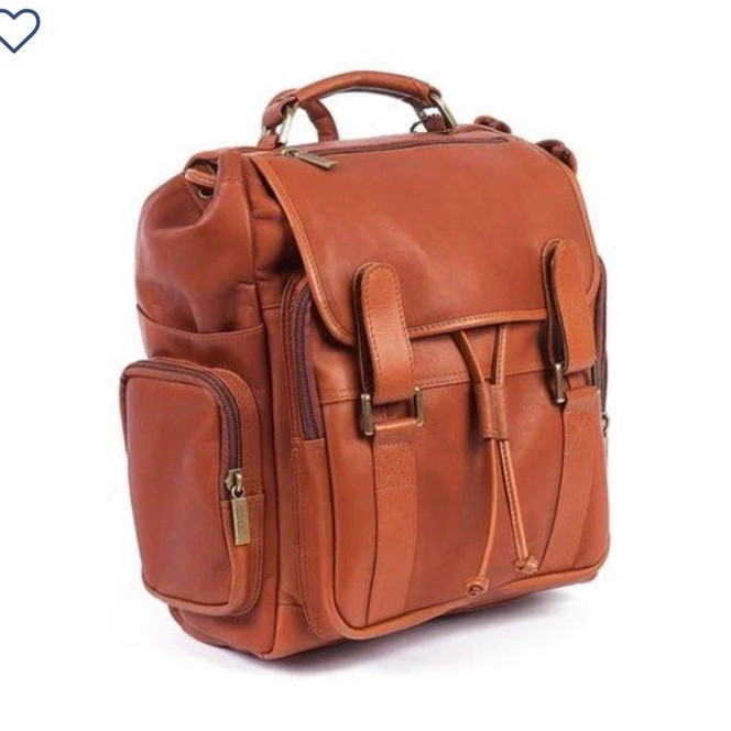 Real Leather Backpack/Laptop Bag