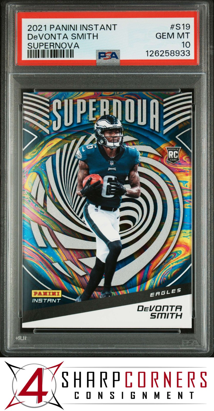 DeVonta Smith Panini Instant Supernova #S19 Base