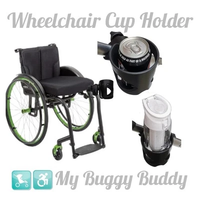 Wheelchair Cup Holder, Universal. By MBB Mobility
