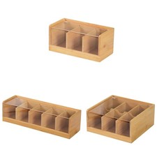 Tea Bag Organizer Container Lightweight Sugar Packet Organizer with Compartments