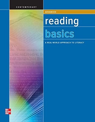 READING BASICS ADVANCED, WORKBOOK By Contemporary *Excellent Condition*