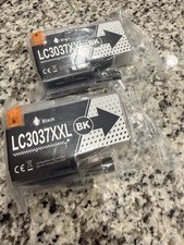 Ink Cartridges For Brother LC3037 LC3037XXL LC3039 LC-3037 2Pk Black Sealed