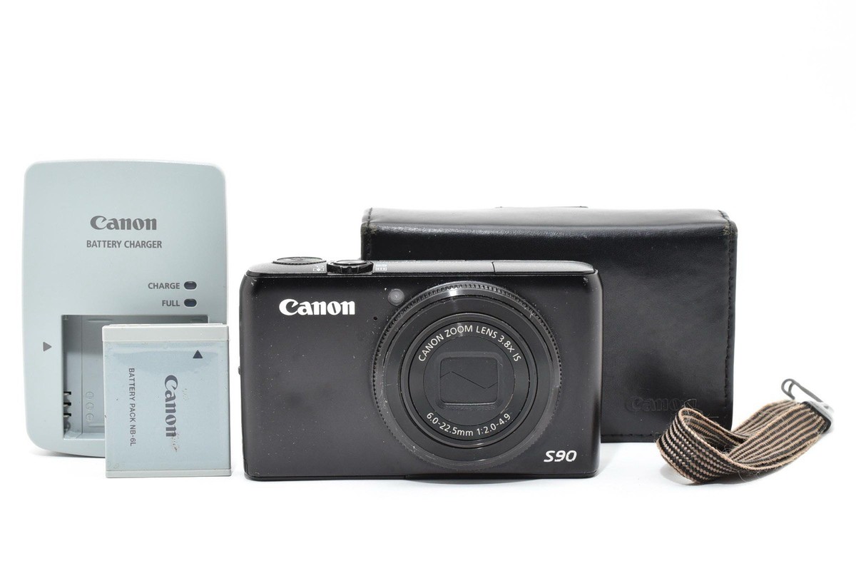 Canon Powershot S90 10MP 3.8X zoom lens Made In Japan Tested | eBay