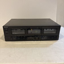 Technics Stereo Double Cassette Deck RS-TR167 - Auto-Reverse Playback - TESTED 