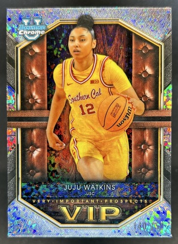2025-26 Bowman JuJu Watkins Chrome Very Important Prospects Mini Diamond #/150