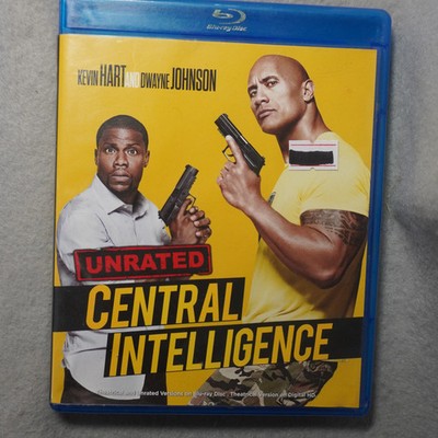 Central Intelligence 1 Disc BLU-RAY DVD VG++ Dwayne Johnson Free Shipping