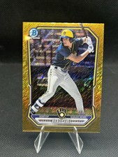 2026 Topps Bowman Draft Brady Ebel Gold Shimmer /50 Brewers BCP-142