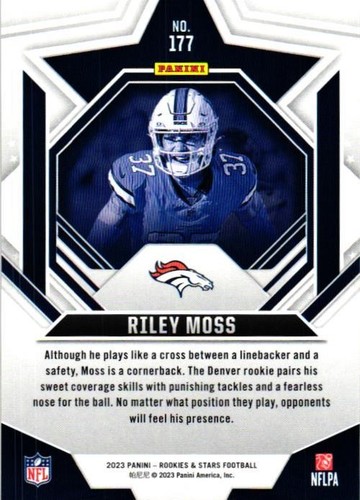 2023 Panini Rookies & Stars #177 Riley Moss Green - Picture 2 of 2