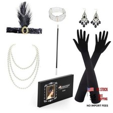 1920s Vintage Accessories Set Gatsby Accessories for Women V1