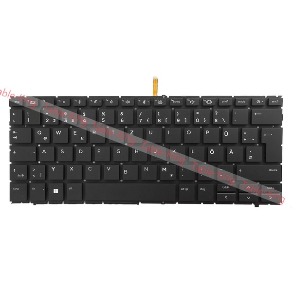 Deutsch Mit Backlit Tastatur FüR HP Elitebook 830 G9/830 G10/835 G9/835 G10-image