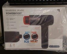 SHARPER IMAGE - POWERBOOST PRO HOT  COLD PERCUSSION MASSAGER