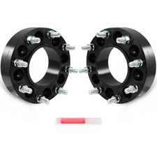Pair 2 8x6.5 To 8x180 Hub Centric Conversion Wheel Adapters For Chevy Gmc 8 Lug