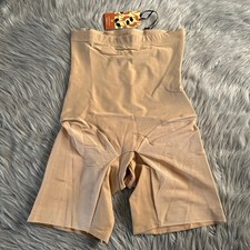 HoneyLove SuperPower Short All Over Sculpt Womens Size Medium Sand Shapewear