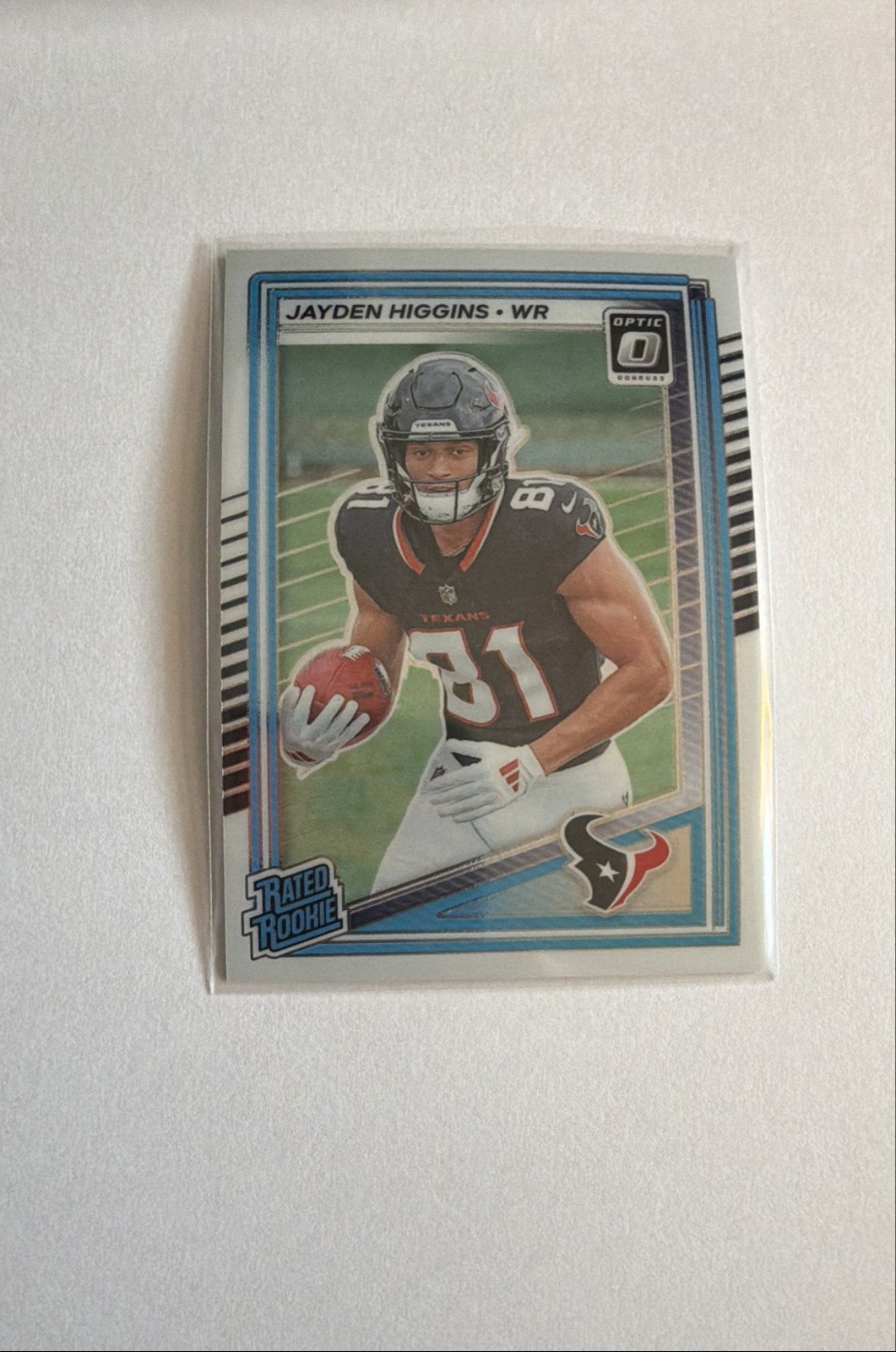 2025 Panini Donruss Optic - Rated Rookie Jayden Higgins #225 (RC)