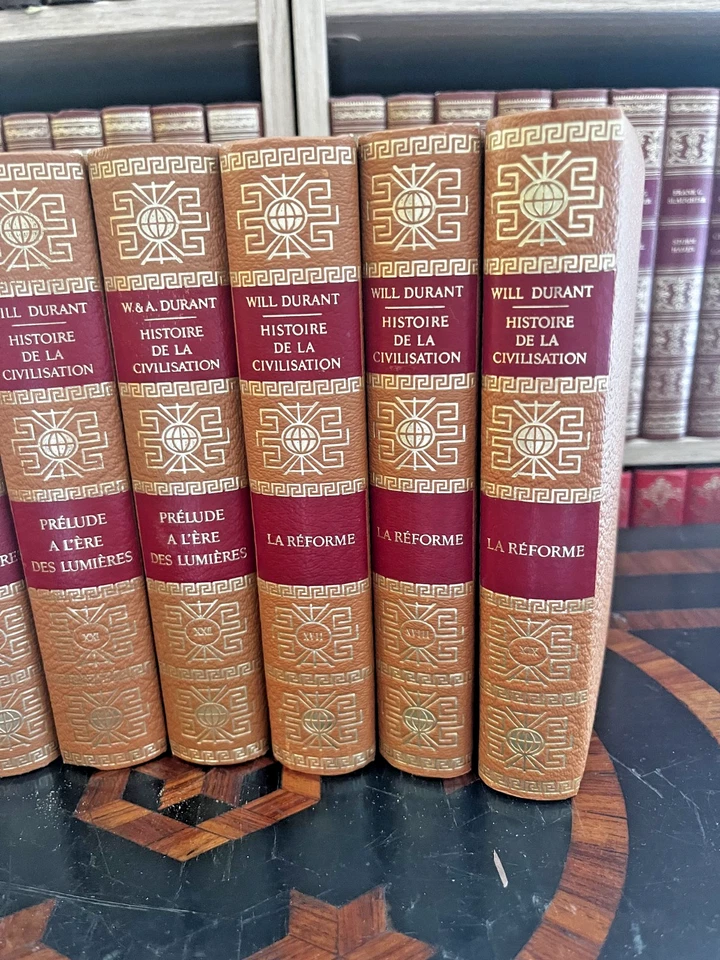 Livres collections histoire de la civilisation 7 tomes W et A Durant 1960 - Photo 3/4