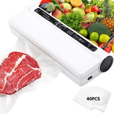 Vacuum Food Sealer Automatic Manual Vacum Sealer Dry Wet Pack Machine w/40 Bags