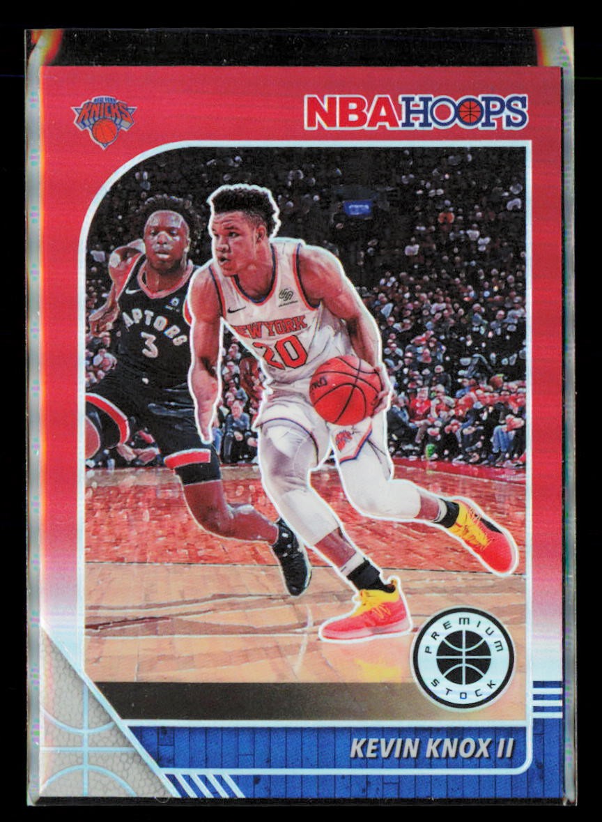 2019-20 Hoops Premium Stock #123 Kevin Knox II Prizms Red