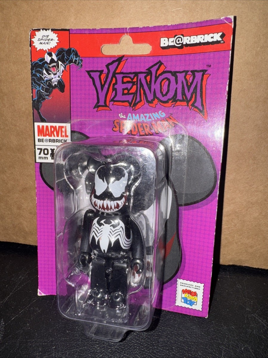 Venom Bearbrick 100% Black Marvel The Amazing Spiderman Medicom Be