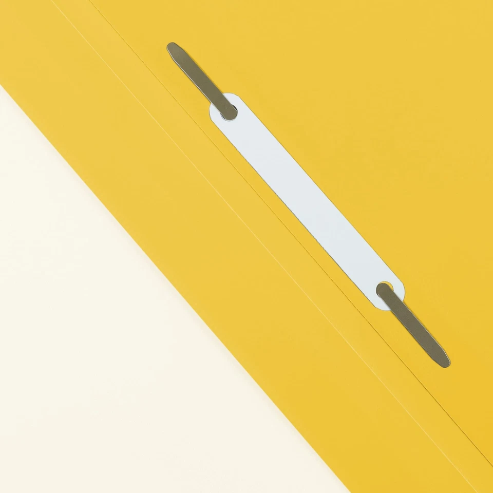 Schnellhefter A4 aus Kunststoff gelb 10 Stück - Bild 4 von 4