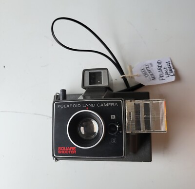 POLAROID SQUARE SHOOTER LAND CAMERA Vintage Camera in Box With Manual  Accessor