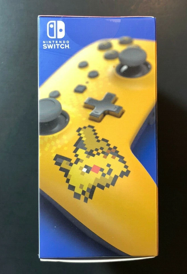 Official Nintendo Switch Enhanced Wired Controller [ Pixel Pikachu ] NEW - Image 4 of 4
