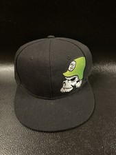 METAL MULISHA GREEN SKULL HELMET SNAPBACK ADJUSTABLE BASEBALL HAT CAP
