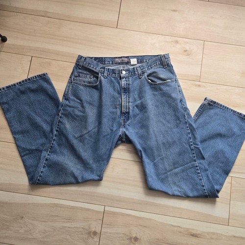 Levis SilverTab Baggy Jeans Mens 36x32 Light Blue Loose Skater Grunge Hip Y2K - 第 1/7 張圖片
