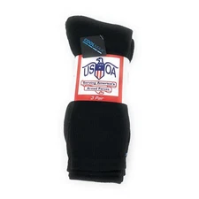 USOA Coolmax Boot Socks Mens Black Anti-Microbial 3 pair USA Made
