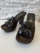 PRADA Women's Vtg 90s Y2K Platform Sandals