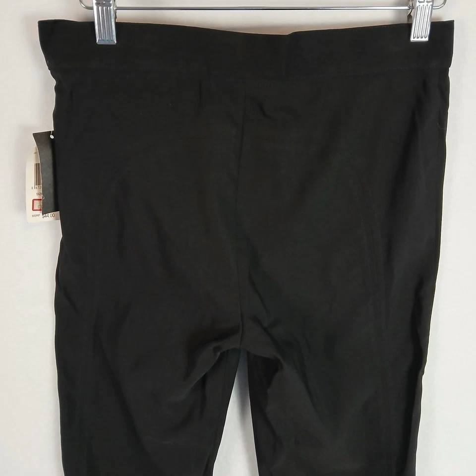 Vintage XOXO Flare Stretch Pants Juniors Size 9 30x32 Black Y2K Grunge Glam NWT - Image 3 of 4