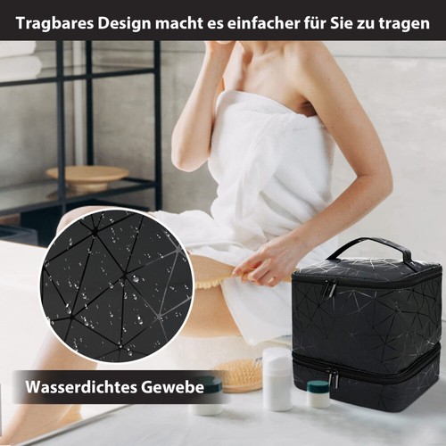 Doppelschichtiger Nagellack-Organizer,Aufbewahrungstasche,Nagellack-Tragetasch . - Bild 21 von 24