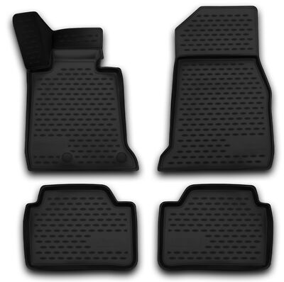 Gummifußmatten für 1er BMW F20 F21 Bj 2010-19 3D Passform Hoher Rand Gummimatten