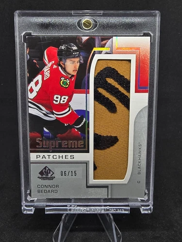 2024-25 SP Game Used Connor Bedard Supreme Patches #6/15