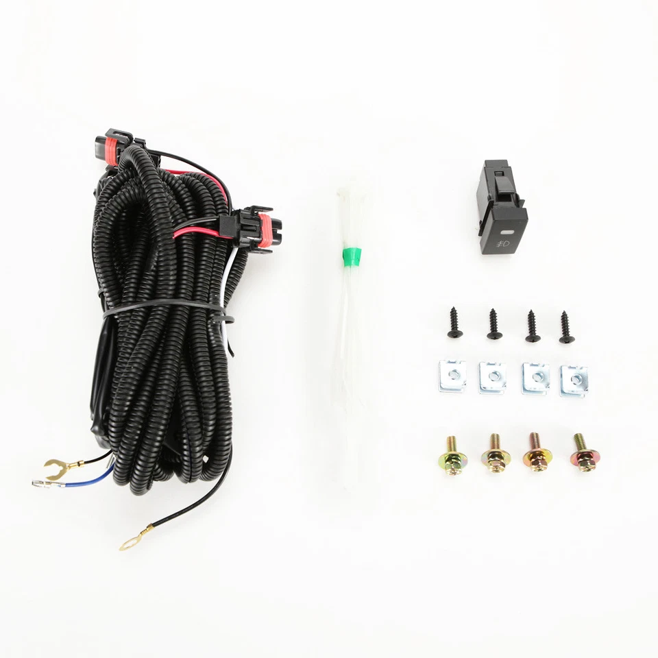 Kit de luces antiniebla delanteras para MAZDA 3 2004-2006 sedán H11 12V bisel interruptor cable diestro izquierdo Foto 3 de 4
