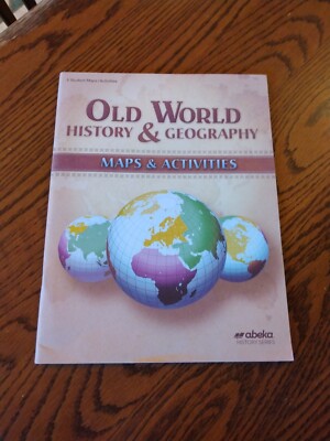 Worktext Maps & Activities 5th Grade ABEKA Old World History & Geography 4th ed.