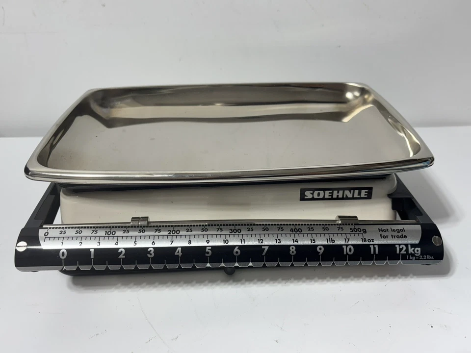 VINTAGE - German Soehnle Balance Domestic Scale Silver Foto 2 de 4