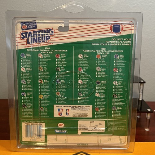 1988 John Elway Starting Lineup Denver Broncos NFL Football Fig In Pro Tech Case - Picture 7 of 8