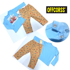 BOYS Offcorss SET Top Shirt Long Sleeves Pants Bottom Baby Size 18 Months