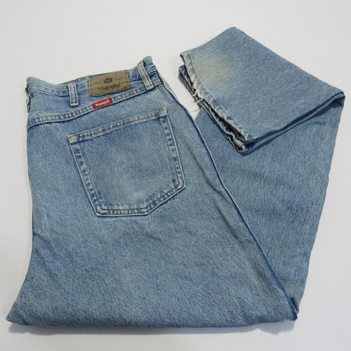 Wrangler Men's Regular Fit Straight Leg Stretch Blue W 38 / L 32 REF (M16683)