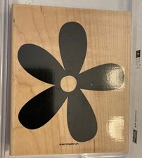 Stampin Up Big Blossom Set of 1 Wood Stamp Set Used Free Shipping
