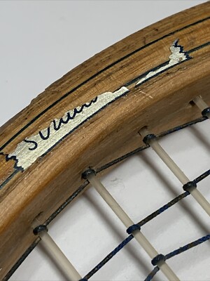 Raquette de tennis vintage Wilson Bobby Riggs Golden State en bois, avec renfort et housse - Canada