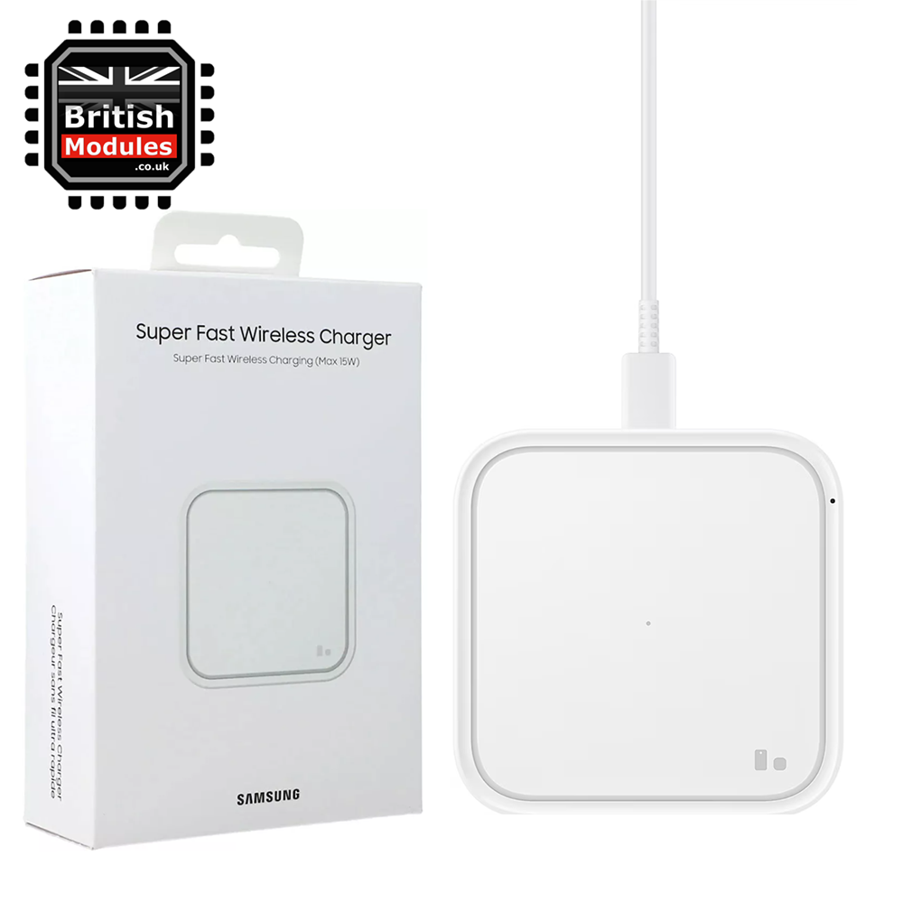 Samsung 15W Super Fast Wireless Charger Pad White EP-P2400 UK