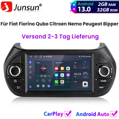Für Fiat Fiorino Qubo Citroen Nemo Peugeot Bipper Carplay Android Autoradio Navi