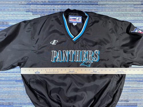 Vintage 90’s Carolina PANTHERS Logo Athletic Pullover Men’s Sz L NFL ProLine - Picture 9 of 11