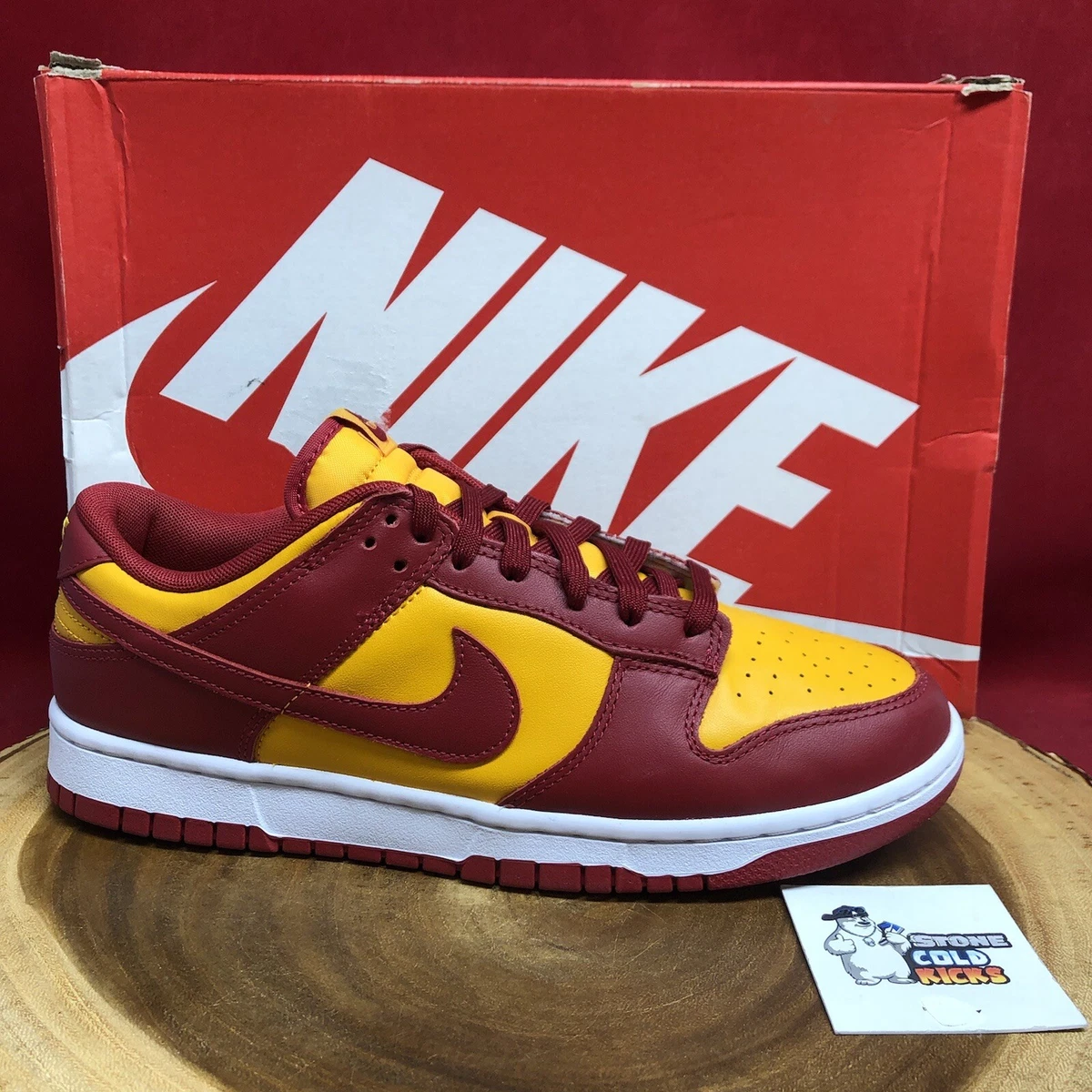 Nike Dunk Low Retro Midas Gold Red Yellow DD1391-701 Size 10.5 Right Shoe  Only | eBay
